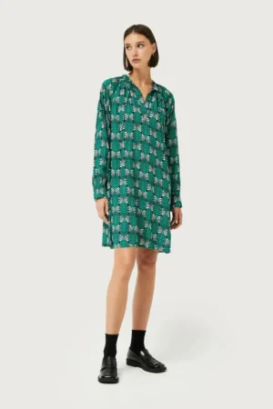 Vestido corto estampado Brigitte pequeño-COMPAÑIAFANTASTICA Discount