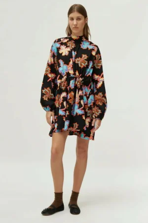 Vestido corto estampado floral Alhelí-COMPAÑIAFANTASTICA Cheap