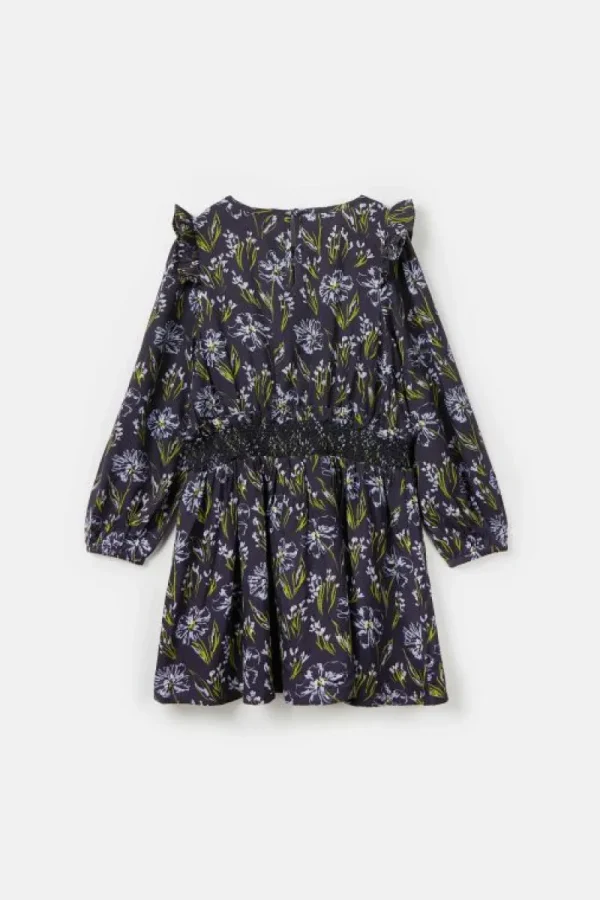 vestido_de_nia_en_viscosa_4-1.webp Vestido de niña en viscosa LENZING™ ECOVERO™ con estampado floral azul-MINI Outlet