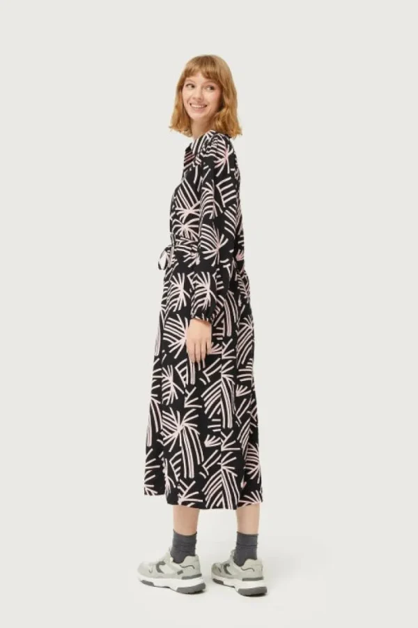 vestido_largo_camisero_es_4.webp Vestido largo camisero estampado abstracto Fénix-COMPAÑIAFANTASTICA Best