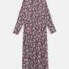 Vestido midi camisero con estampado geométrico retro-COMPAÑIAFANTASTICA Discount