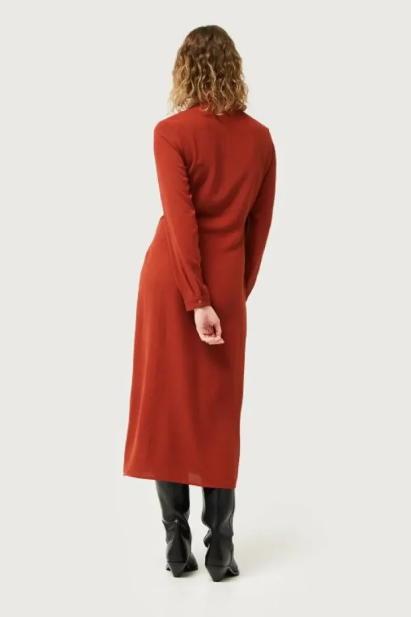 vestido_midi_camisero_mar_4.webp Vestido midi camisero marrón-COMPAÑIAFANTASTICA Discount