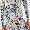 Vestido midi elástico con estampado fantasía-COMPAÑIAFANTASTICA Best Sale