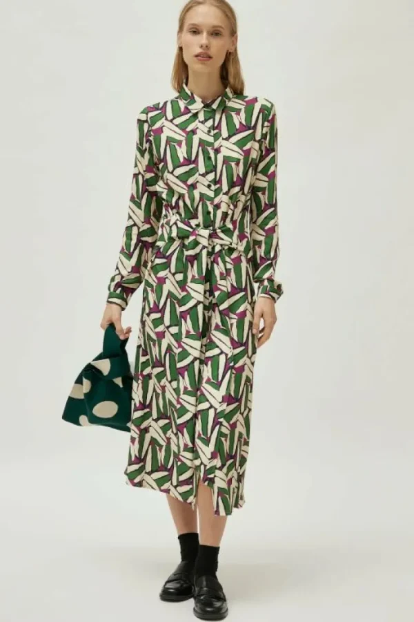 vestido_midi_estampado_ge_2.webp Vestido midi estampado geométrico verde-COMPAÑIAFANTASTICA Online
